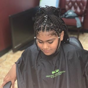 Kids box braids